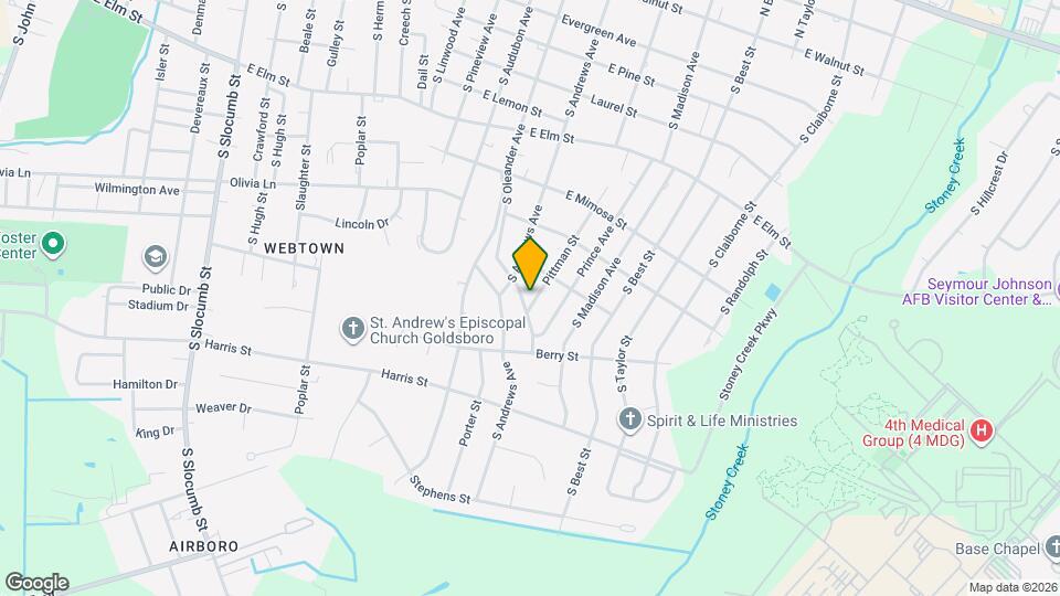 909 Pittman St Map and Location Details