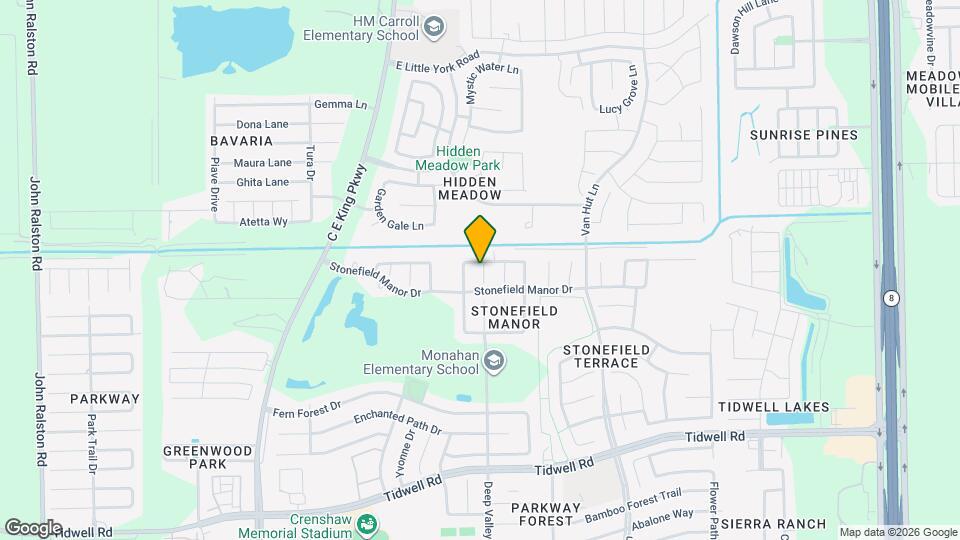 9519 Deep Valley Dr Map and Location Details