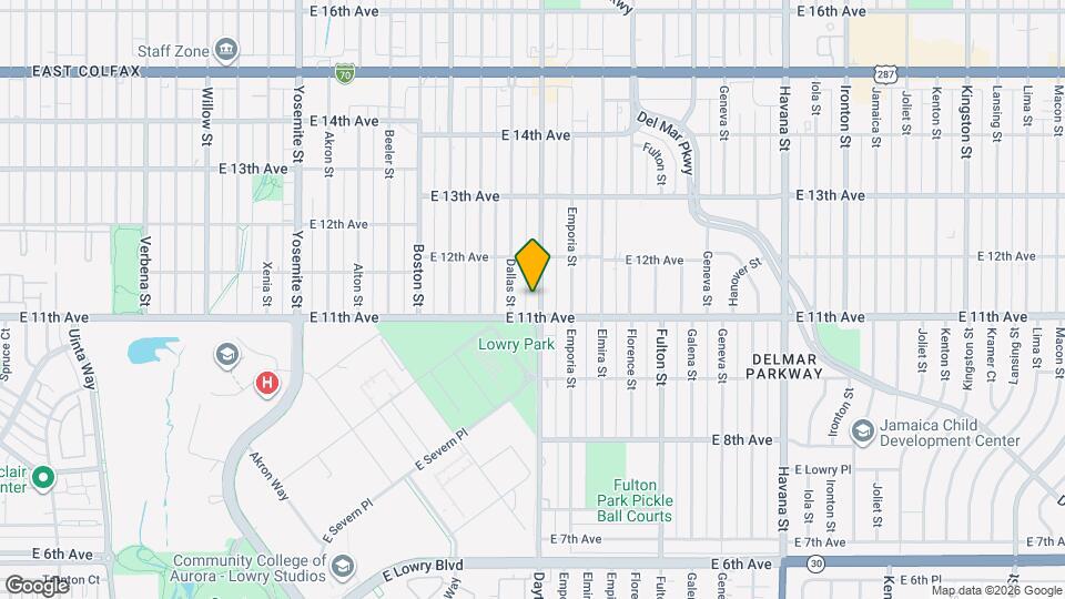 1125 Dayton St Map and Location Details