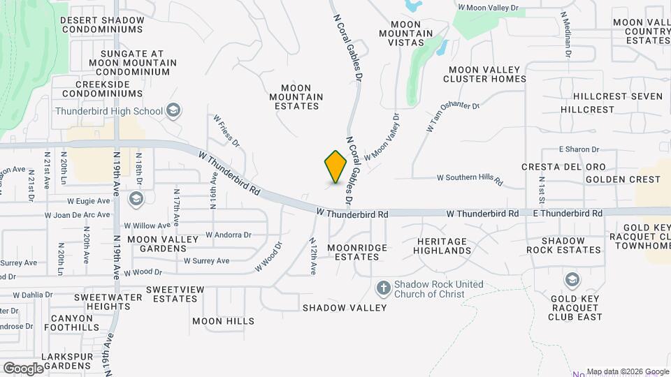 1055 W Indian Hills Pl Map and Location Details