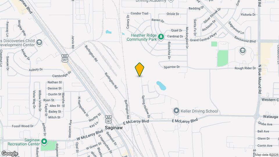 268 Spring Hollow Dr Map and Location Details