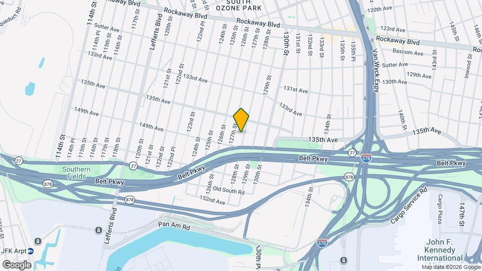 13536 128th St, Unit Basement Mapa y Detalles de la Ubicación