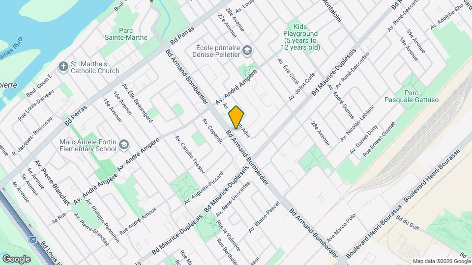 12035 Armand-Bombardier Boul Map and Location Details