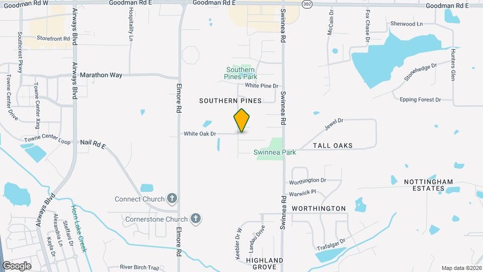 6404 Evergreen Dr Mapa y Detalles de la Ubicación