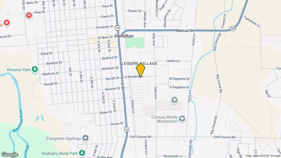 217 E Ravalli St Map and Location Details