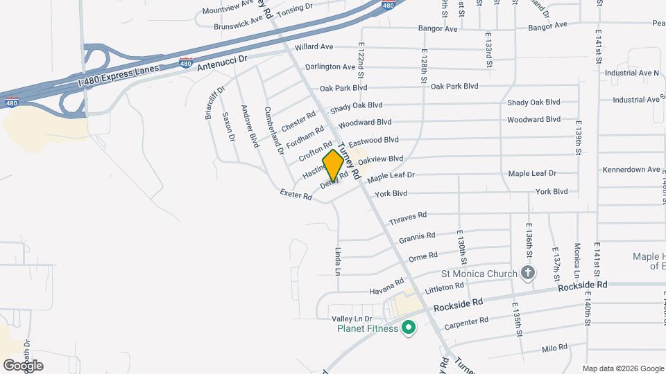 11912 Derby Rd Map and Location Details