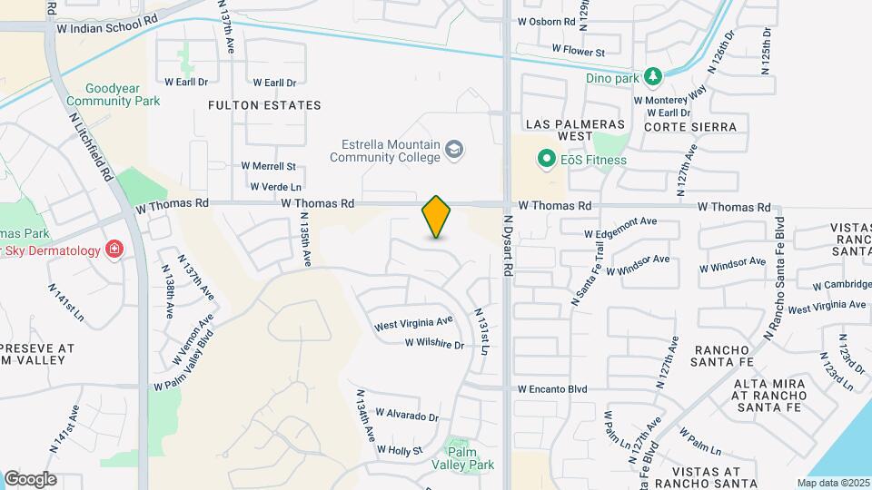 13264 W Edgemont Ave Map and Location Details