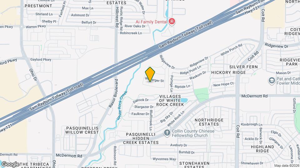 4561 Refugio Dr Map and Location Details