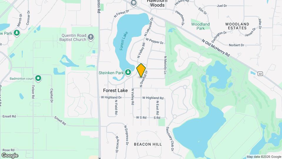 23776 N Overhill Dr Map and Location Details
