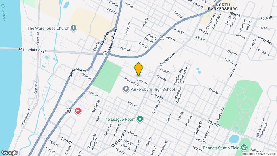 1103 24th St Map and Location Details