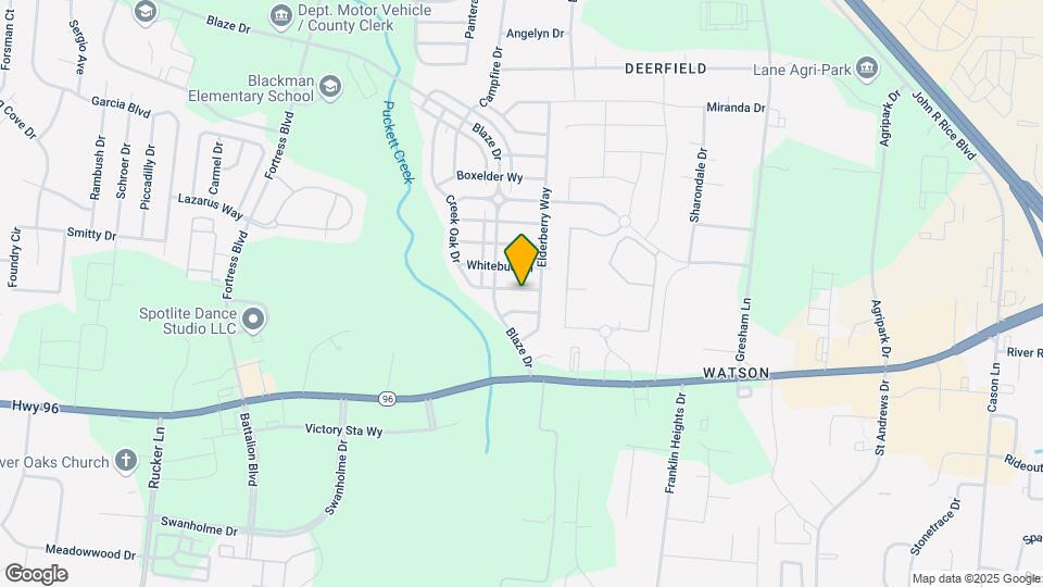 417 Creek Oak Dr Map and Location Details
