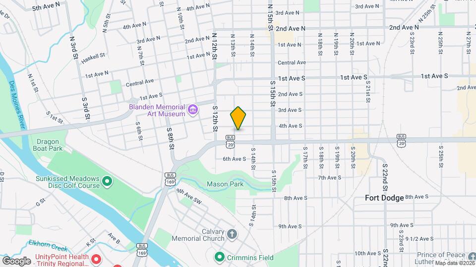 409 S 13th St Map and Location Details