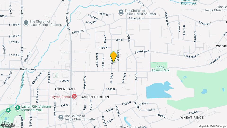 1088 N Nayon St Map and Location Details