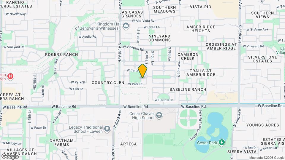 7227 S 41st Ln Map and Location Details