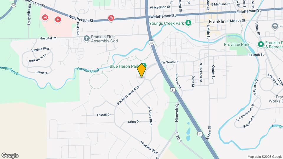 760 Franklin Lakes Blvd Map and Location Details