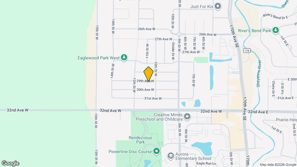 1023 29th Ave W Map and Location Details