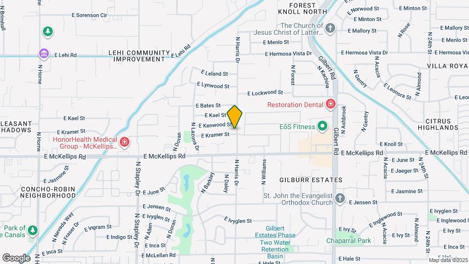 1550 E Kramer St Map and Location Details