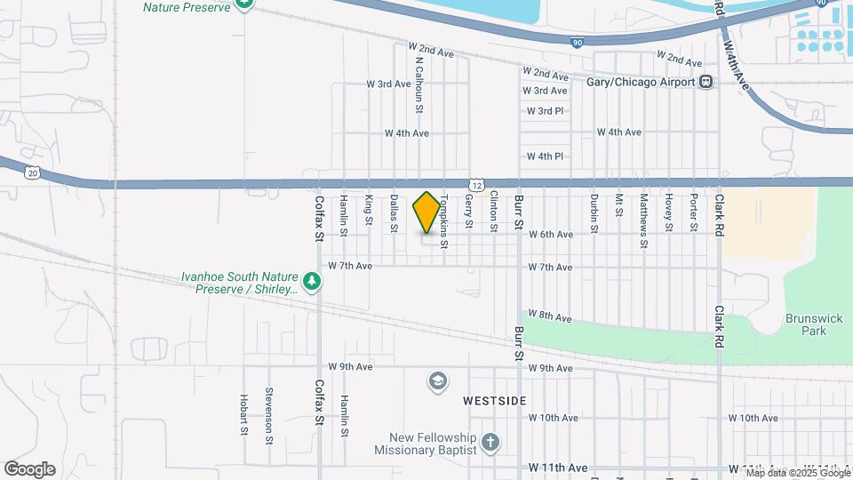 5729 W 6th Ave Map and Location Details