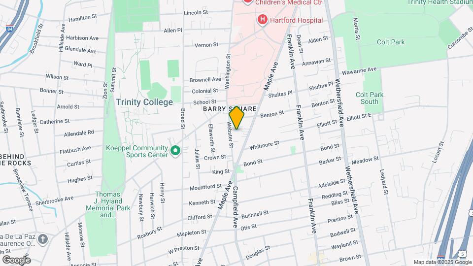 Webb Manor Map and Location Details