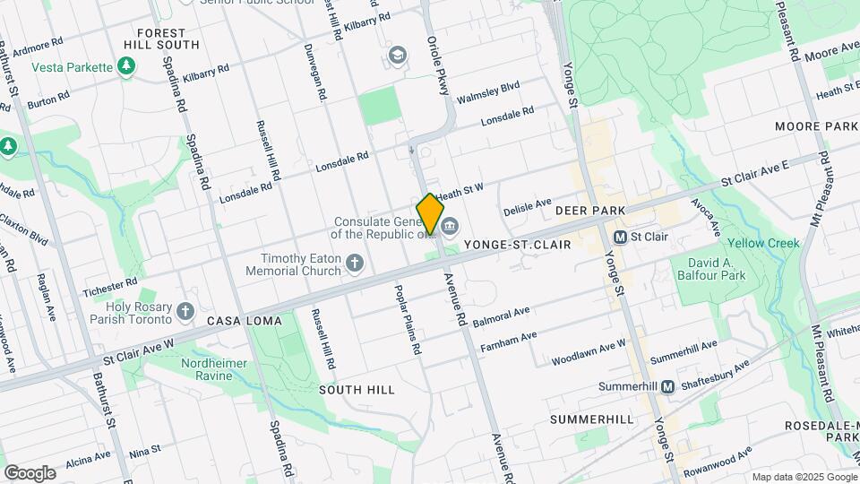 484 Avenue Rd Map and Location Details