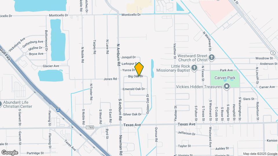 7825 Big Oak Dr Map and Location Details