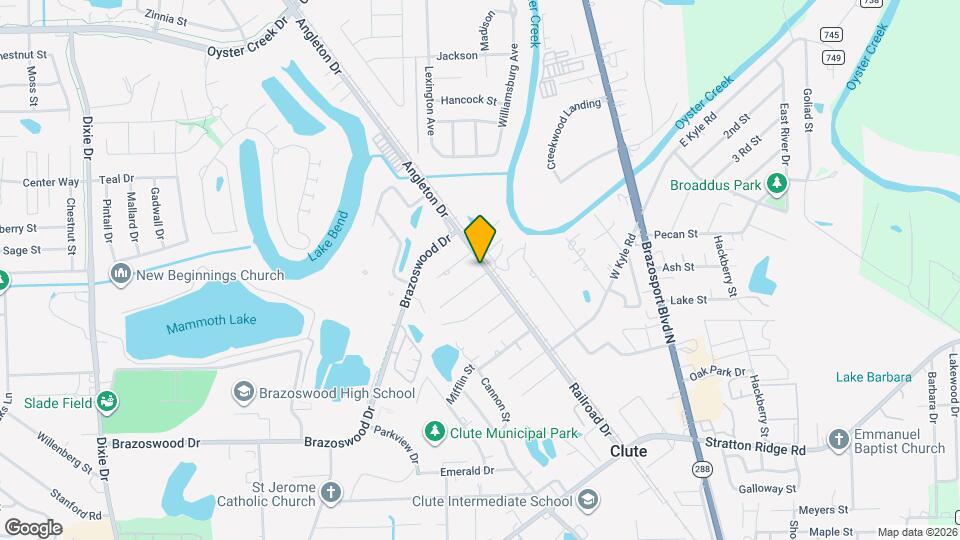 906 Old Angleton Rd Map and Location Details