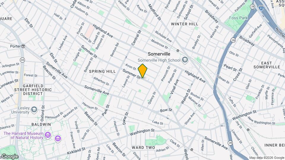 98 Summer St, Unit 2D Map and Location Details
