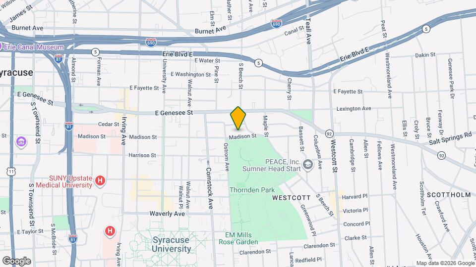 1211 Madison St Mapa y Detalles de la Ubicación