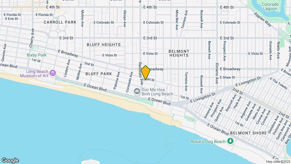 112-114 Redondo Ave Mapa y Detalles de la Ubicación