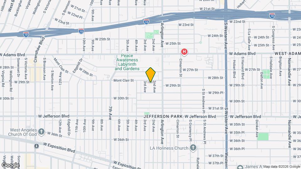 2813 1/2 2nd Ave Map and Location Details