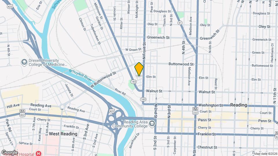 113 W Elm St Map and Location Details