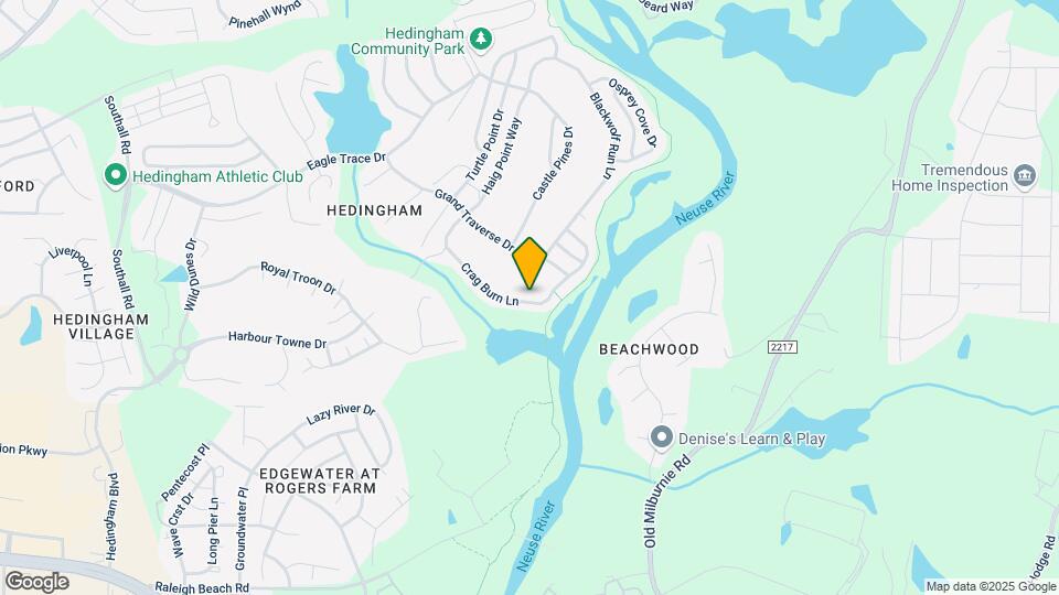 1528 Crag Burn Ln Map and Location Details