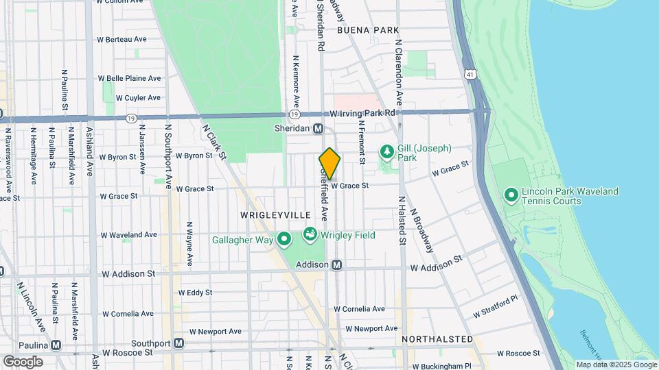 942 W Grace St Map and Location Details