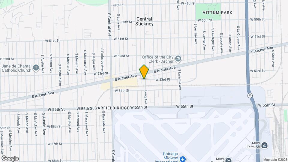 5324 Long Ave-Unit -1 Map and Location Details