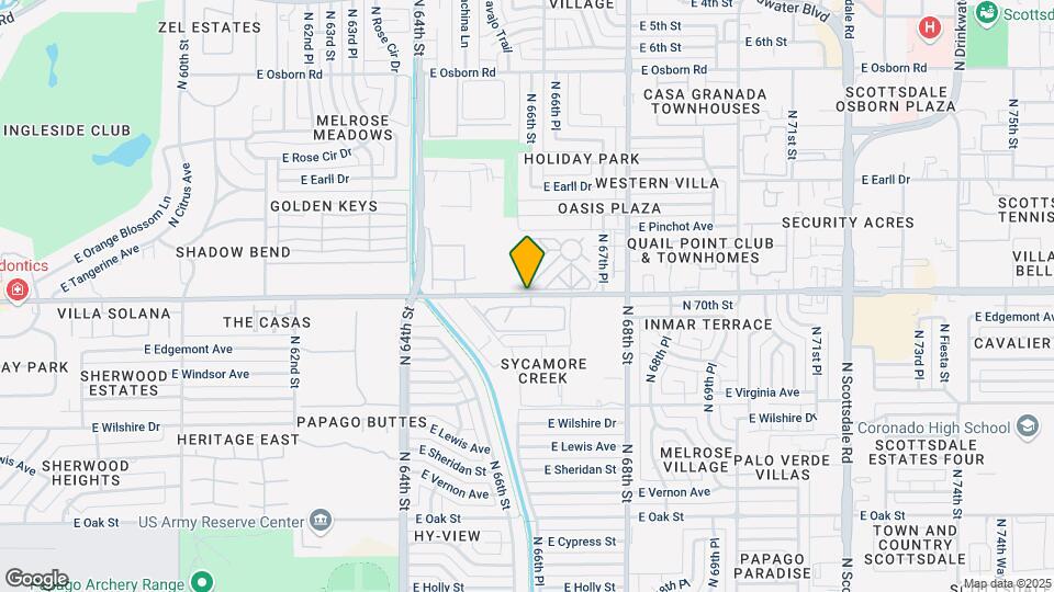 6565 E Thomas Rd Map and Location Details