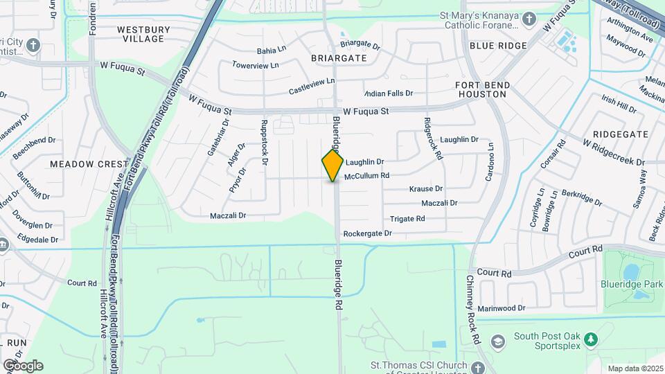 15910 Blueridge Rd Map and Location Details
