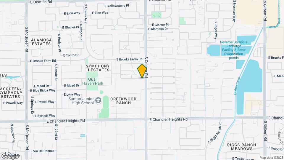 1975 E Crescent Way Map and Location Details