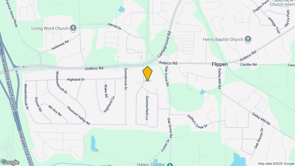 107 Summerfield Dr Map and Location Details