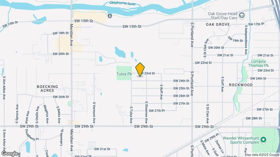 4021 SW 24th St Map and Location Details