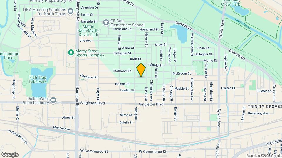 1718 Dennison St Map and Location Details