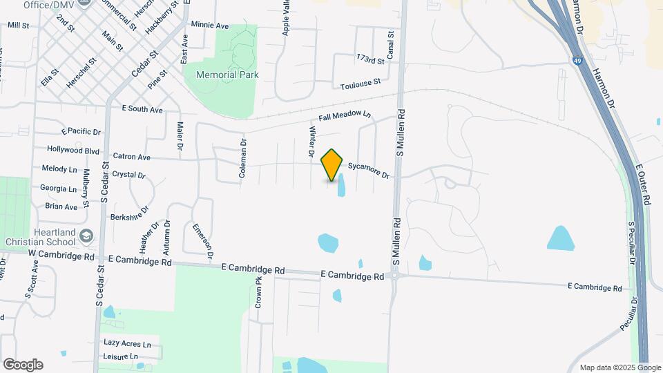 709 Poplar Cir Map and Location Details