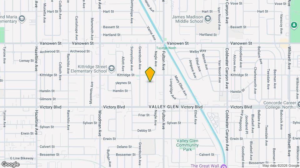 6530 Varna Ave Map and Location Details