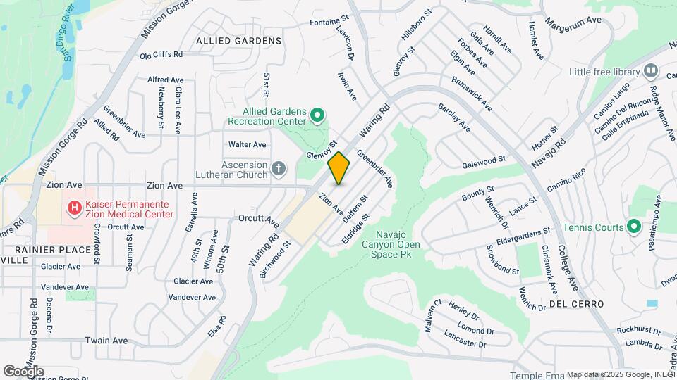 6641 Birchwood St Map and Location Details