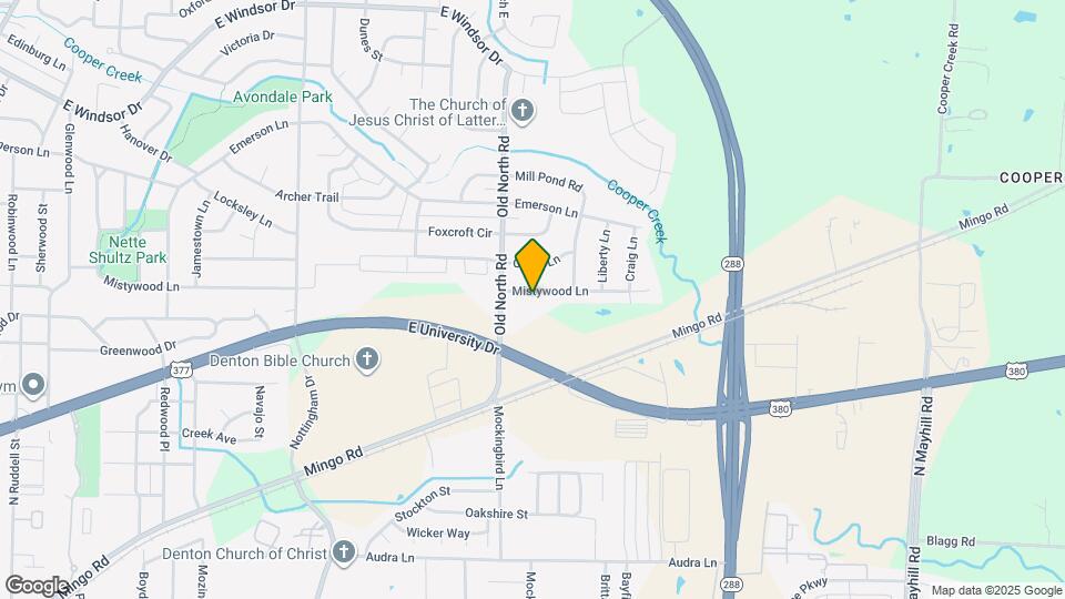 2716 Mistywood Ln Map and Location Details