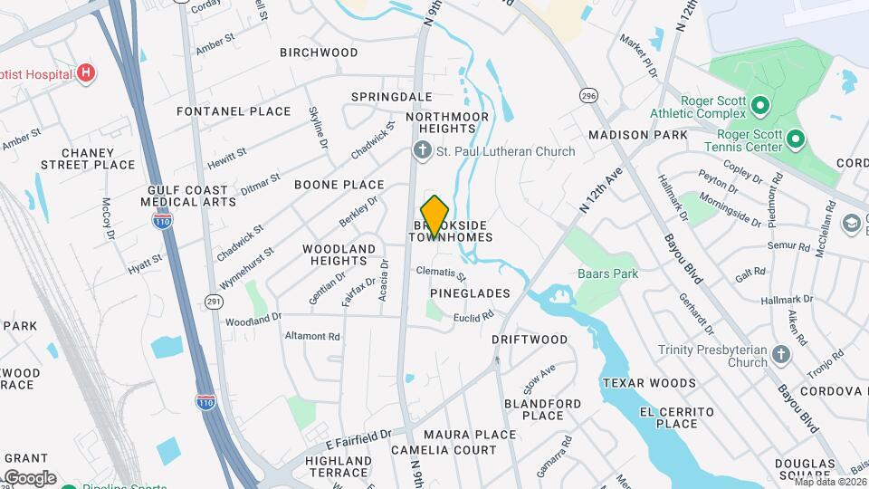 4221 Brookside Dr Map and Location Details