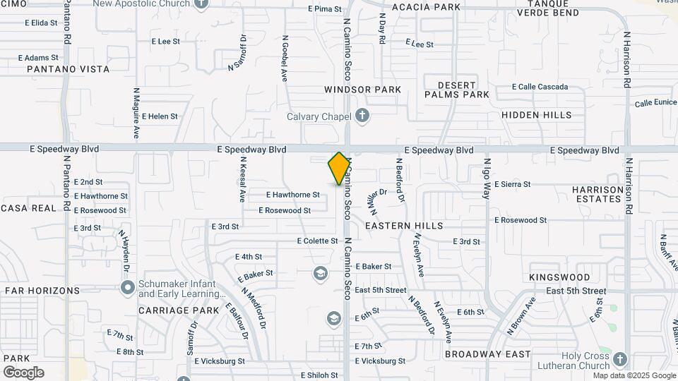 951 N Camino Seco Map and Location Details