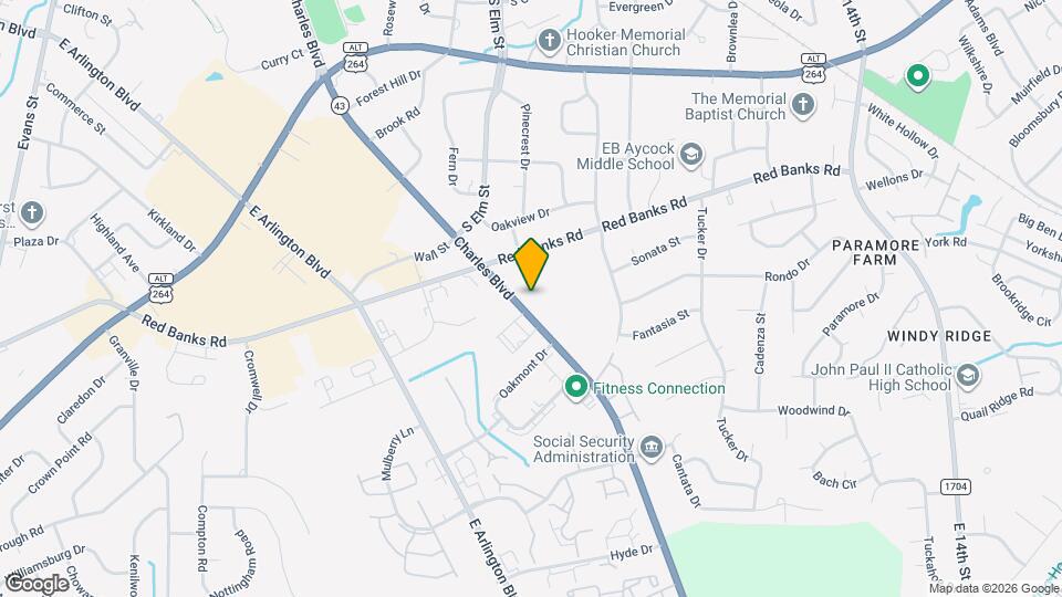 2421 Charles Blvd Map and Location Details