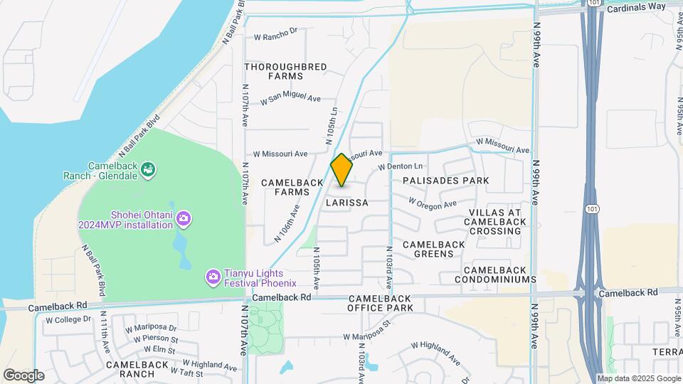 10434 W Oregon Ave Map and Location Details