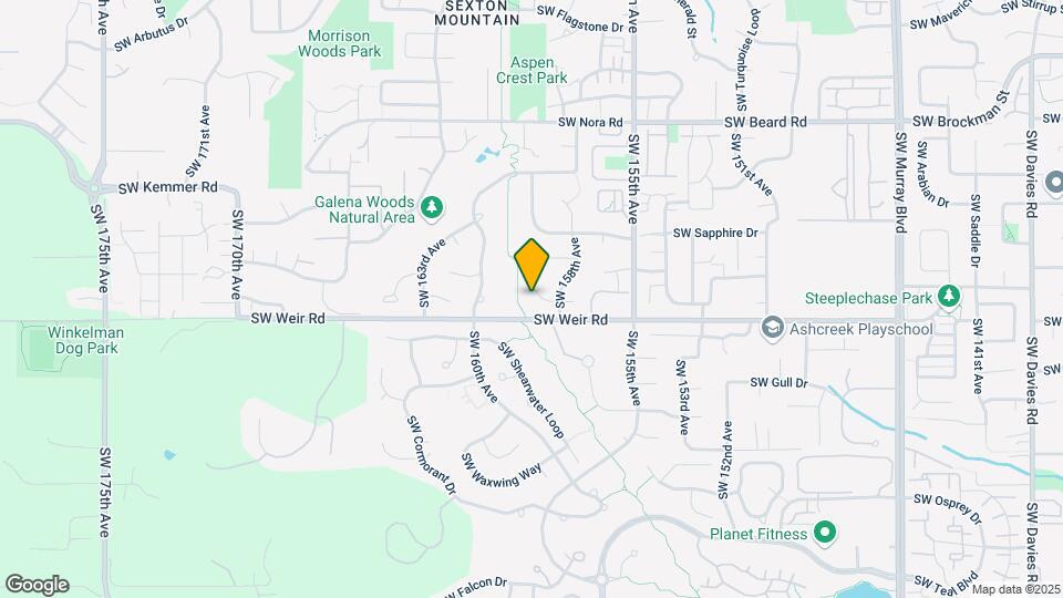 15860 SW Talus Pl Map and Location Details