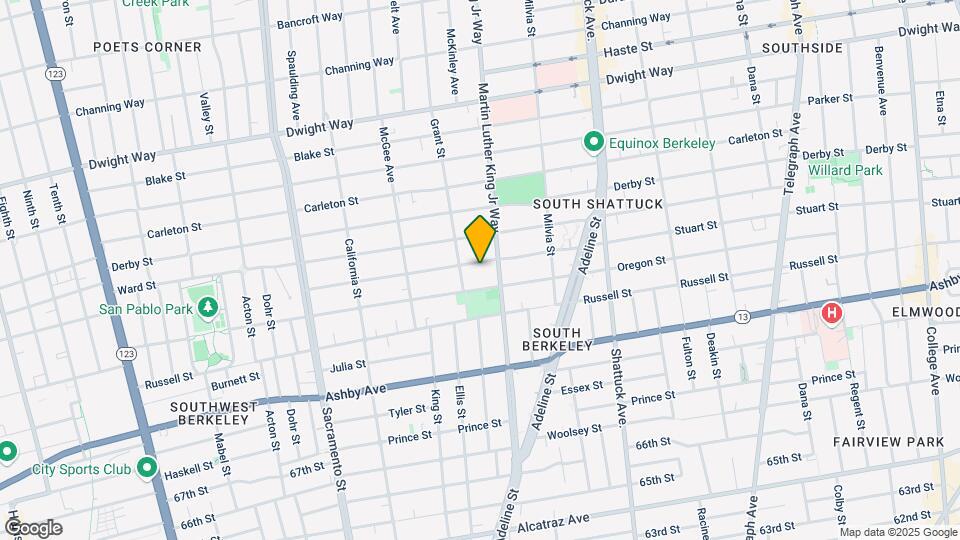 1818 Stuart St Map and Location Details